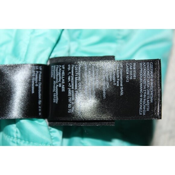 The North Face Reversible Girls Blue & Grey Vest Puffer Jacket Size LG Fluffy - Picture 7 of 11